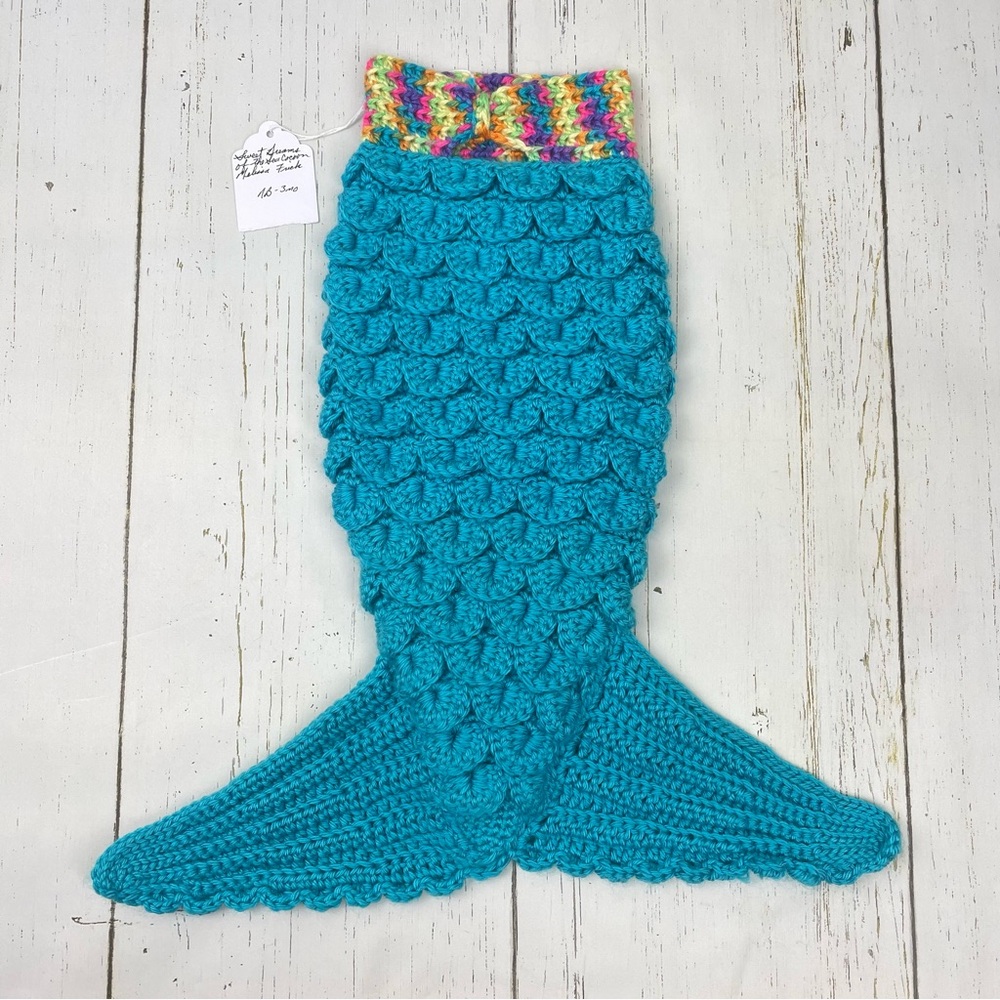 Hand-made “Sweet Dreams of the‎ Sea” Mermaid Cocoon